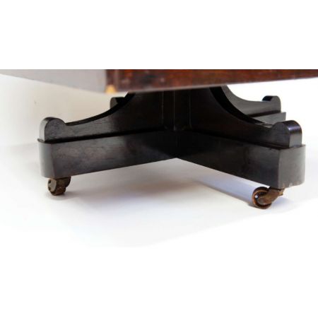 Edwardianisches antikes Revolving Bookcase Nussbaum ca 1890