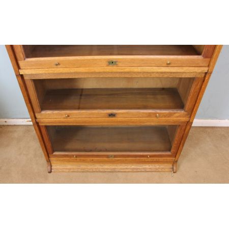 Antiker britischer Eichen Bücherschrank ca 1920