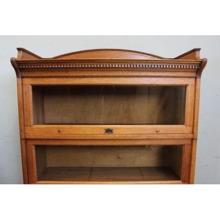 Antiker britischer Eichen Bücherschrank ca 1920