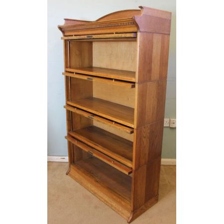 Antiker britischer Eichen Bücherschrank ca 1920