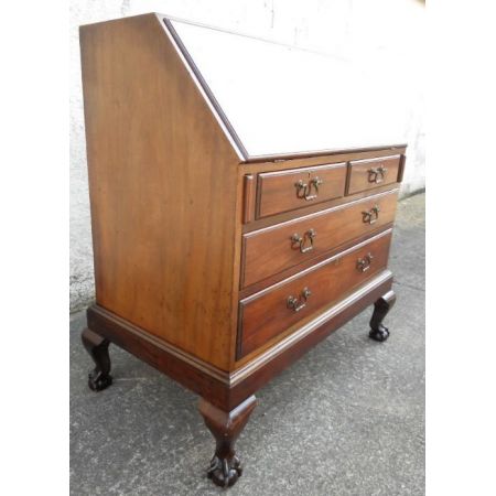 Georgianischer britischer Mahagoni Sekretär antik ca 1910