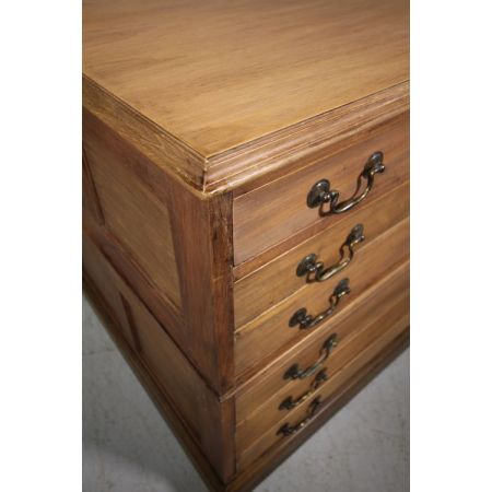 Edwardianische antike Nussbaum Kommode britisch ca 1900