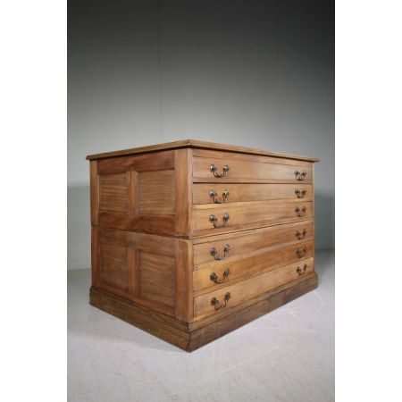 Edwardianische antike Nussbaum Kommode britisch ca 1900