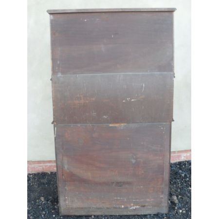 Viktorianischer antiker Mahagoni Sekretär Cylinder Desk englisch ca 1860