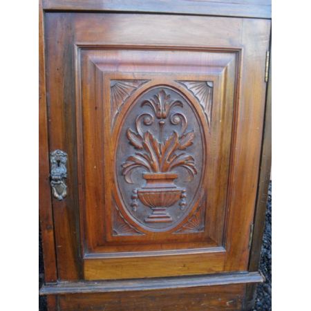 Viktorianischer antiker Mahagoni Sekretär Cylinder Desk englisch ca 1860