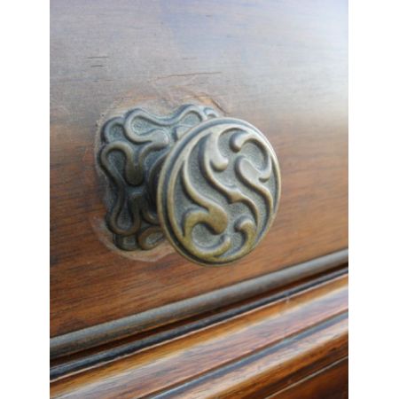 Viktorianischer antiker Mahagoni Sekretär Cylinder Desk englisch ca 1860