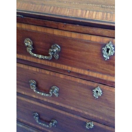 Antiker britischer Mahagoni Sekretär antik ca 1910