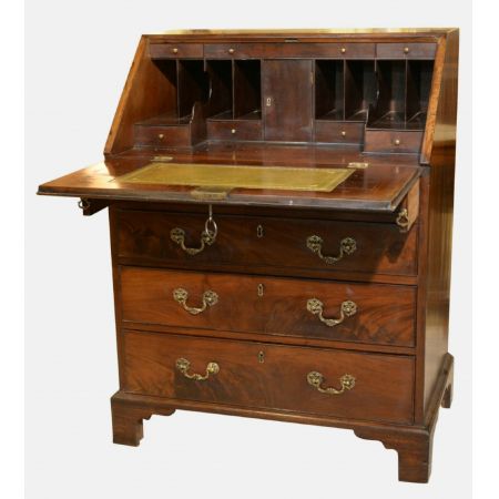 Georgianischer Mahagoni Sekretär antik englisch ca 1750