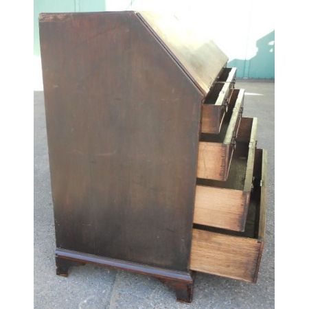 Georgianischer antiker Mahagoni Sekretär britisch ca 1780