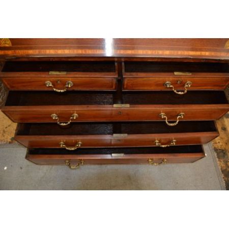 Georgianischer Mahagoni Sekretär britisch antik ca 1780