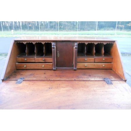 Georgianischer antiker Mahagoni Sekretär britisch ca 1750