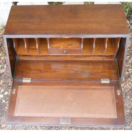 Antiker britischer Eichen Sekretär ca 1920