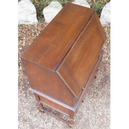 Antiker britischer Eichen Sekretär ca 1920