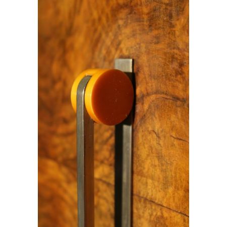 Antiker britischer Art Deco Kleiderschrank Nussbaum ca 1930