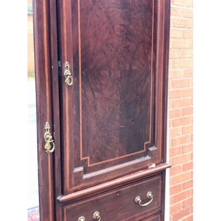 Viktorianischer antiker Mahagoni Kleiderschrank britisch ca 1860
