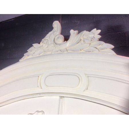 Antiker französischer Kleiderschrank Eiche lackiert ca 1910