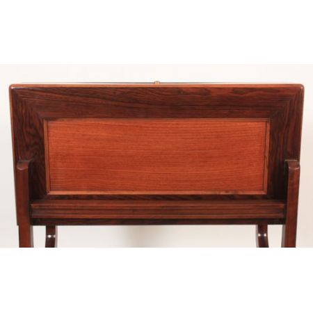 Antiker britischer Palisander Schreibtisch Militär Klapptisch ca 1850