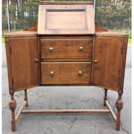 Antiker Eichen Sekretär original englisch ca 1920