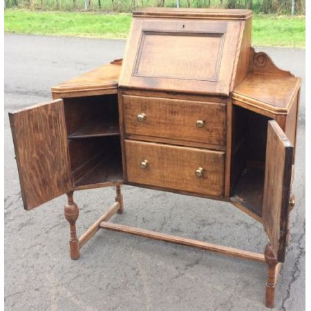 Antiker Eichen Sekretär original englisch ca 1920