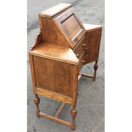 Antiker Eichen Sekretär original englisch ca 1920