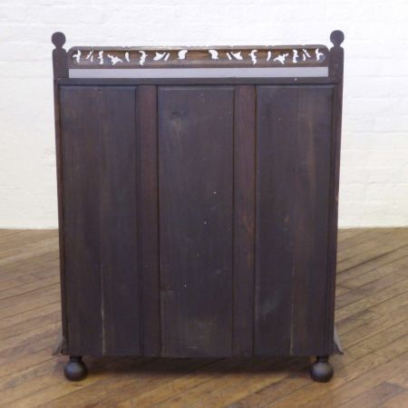 Edwardianischer antiker Eichen Sekretär englisch ca 1910