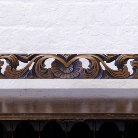 Edwardianischer antiker Eichen Sekretär englisch ca 1910