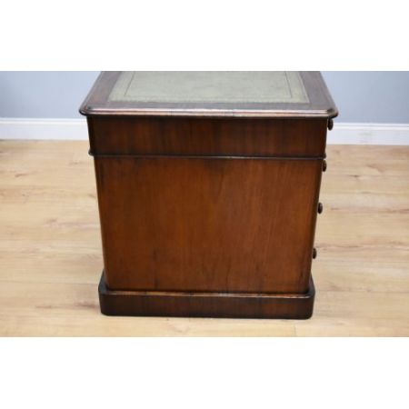 Viktorianischer antiker Mahagoni Schreibtisch englisch ca 1880