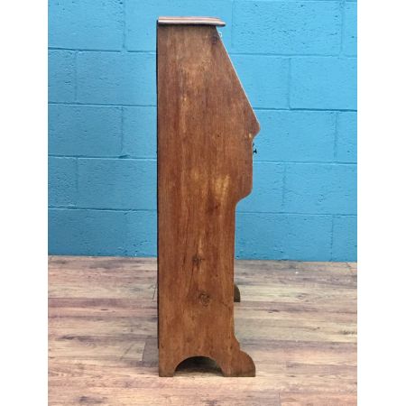 Antiker Arts and Crafts Eichen Sekretär Bücherschrank britisch ca 1900