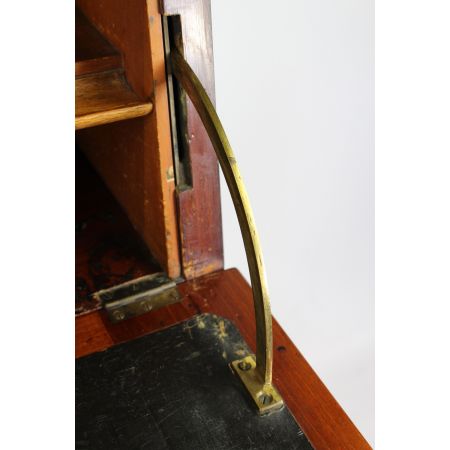 Edwardianischer antiker Arts & Crafts Sekretär Mahagoni ca 1890