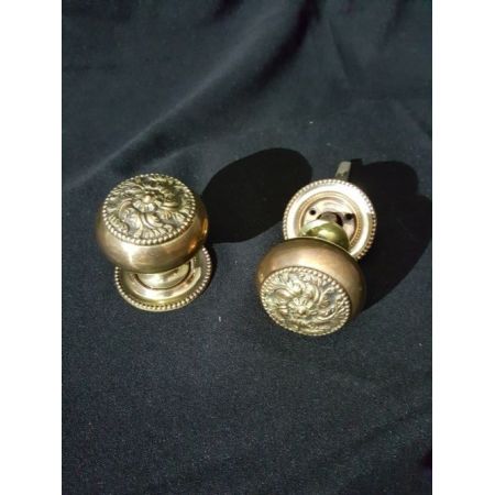 Antike Bronze Messing Türgriffe Regency britisch ca 1810