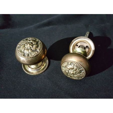 Antike Bronze Messing Türgriffe Regency britisch ca 1810