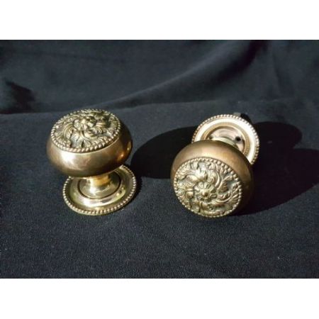 Antike Bronze Messing Türgriffe Regency britisch ca 1810