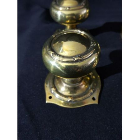 Antike britische Regency Türgriffe Messing ca 1810