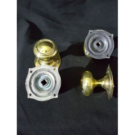 Antike britische Regency Türgriffe Messing ca 1810