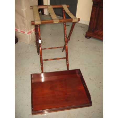 Antiker Englischer Mahagoni Servier Klapptisch ca. 19. Jh.