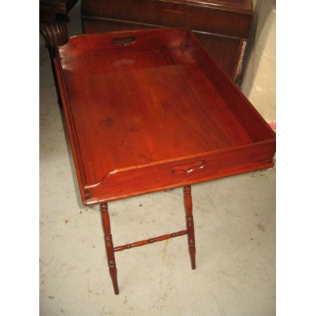 Antiker Englischer Mahagoni Servier Klapptisch ca. 19. Jh.