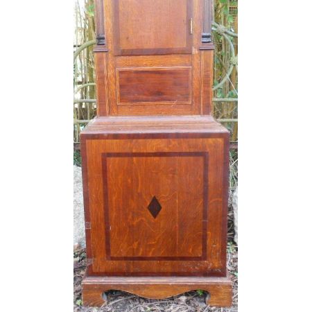 Victorianische original antike Eichen Standuhr ca 1850