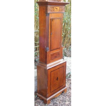 Victorianische original antike Eichen Standuhr ca 1850