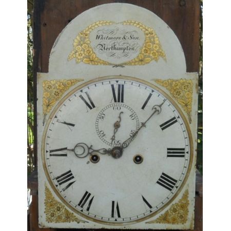 Victorianische original antike Eichen Standuhr ca 1850
