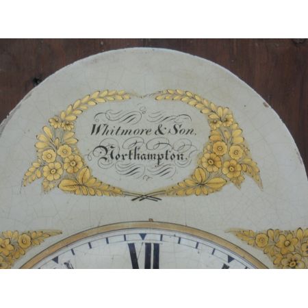 Victorianische original antike Eichen Standuhr ca 1850