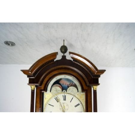 Antike britische Eichen Standuhr ca 1800