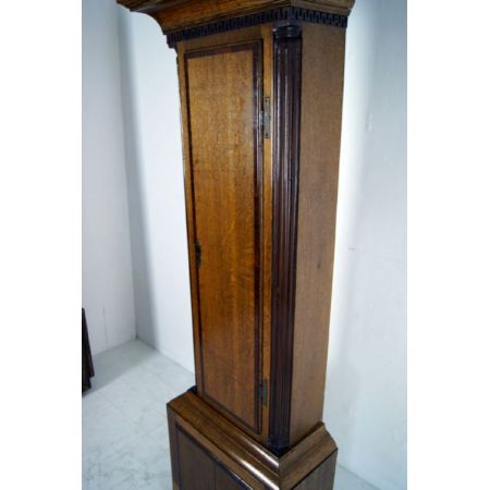 Antike britische Eichen Standuhr ca 1800