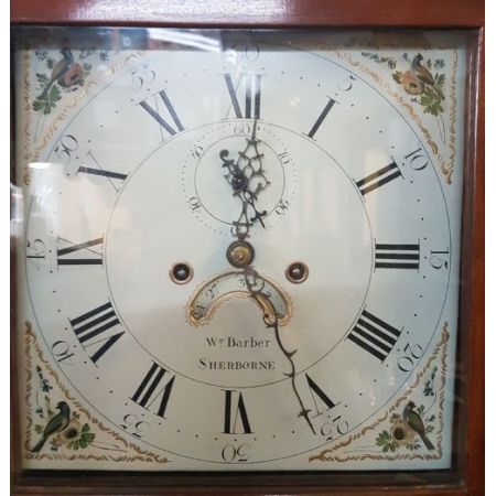 Antike original britische Eichen Standuhr ca 1820