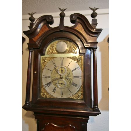 Englische Standuhr Eiche antik ca 1780