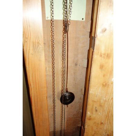 Britische antike Weichholz Standuhr Kiefern ca 1850