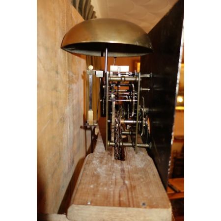 Britische antike Weichholz Standuhr Kiefern ca 1850