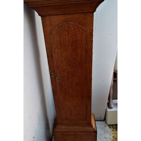 Antike britische Standuhr Eiche ca 1800