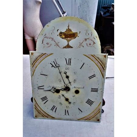 Antike britische Standuhr Eiche ca 1800