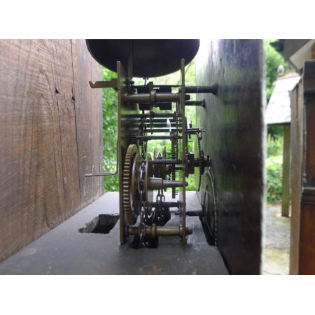 Antike britische Eichen Standuhr ca 1820