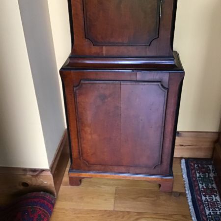 Antike britische Eichen Standuhr ca 1860